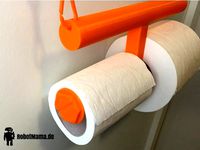 Toilet Paper Holder V2 by RobotMama