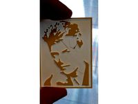 David Bowie see-through pane by dpruim