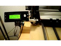 LCD mount, movable arm - Geeetech i3 B/C (v2.0) by educa_thor