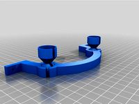 Dual Fillament Ball Guide & Cleaner Geeetech Prusa I3 pro B/C [buggy] by educa_thor