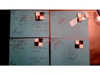 Dual Extrusion Calibration, just four small cubes (2x2) by educa_thor