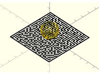 Stereographic projection maze - prototype by JustinSDK