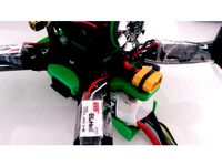 Centerplate for the GE220 frame with extra holder for battery straps and XT60 holder. by Chris_FPV