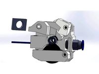 3Dator Bowden Extruder MK8 gear (M10 fitting) by 50koruny