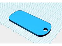 Blank Keychain by robertlox