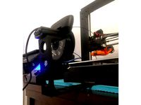 Smaller Duplicator i3 Clip-on Webcam Mount (with tripod hole) by macoda