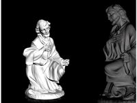 Giuseppe - Scansione statuine presepio di Natale. by Ardesi_Marco