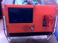 Black Widow Controlbox Frontpanel TEVO with Spacers by Phrilten