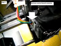 un jaming xyz print head that has melted in the tube by caj