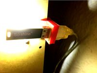 Anet A8 USB Extension/Light Holder Clip by Talarbiv