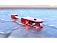 Filament Guide easy print skate bearing 608 by rainstormgb