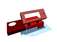 i3 Reprap Prusa i3 Power Supply and Screen Cover by agccga