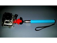 GoPro selfie stick adapter by MakerAdri