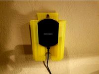 Samsung Galaxy 7 and wireless charger holder by MoPrinter