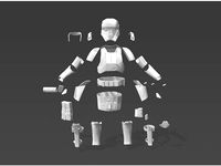 Shore Trooper Armour Suit 6 Foot by Jace1969