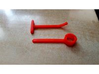 Guitar input jack wrench by Gbits