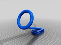 Cable holder for prusa I3 mk2 by purpleowl3d