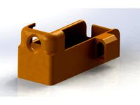 Lipo and FPV camera pod for flying wing by Jeffthegeek