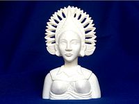 Jean Gordon's carvings Woman in Headdress by mgg942
