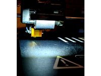 Wanhao i3 V2.1 LED Bar Light Strip Mount Mk2 by Perdurable