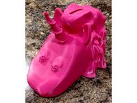Happy Unicorn Bank by AbuzzDesigns