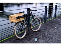 Wooden box Ikea mount for bicycle by Vanson