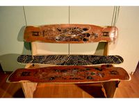 Longboard bench  by Shelduck