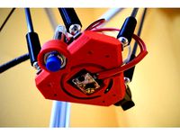 Delta effector with built in cooling fan duct (for E3D v6) by Nilz