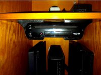 Wii U undershelf support bracket by toppercnc