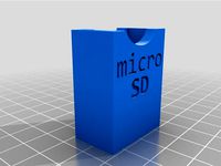 Anet A8 MicroSD Reader Holder by lcraver