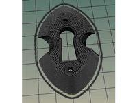 Escutcheon keyhole plate 21 by Nys1
