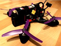 Motor guards for Martian FPV frame by villekl