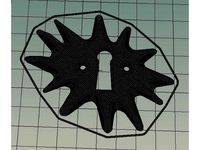 Escutcheon keyhole plate 19 by Nys1