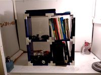 Recylced DVD Cases: Miscellaneous Items Shelf by BenjineerM
