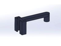 Anet / Prusa i3 A8 Caliper Holder / Messschieber Halter by N1337XYZ