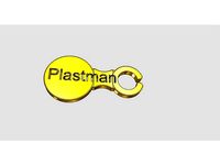 Shopping coin for keyring by Plastman
