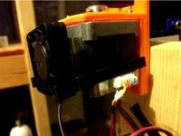 Square to Square Mount Nema17 + 40mm fan by konkop