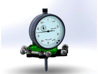 Rostock Max Dial Indicator Mount by Turpinator