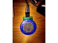 LED Matrix round eye holders by DotNetWorker