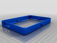 7in LCD monitor case for WaveShare HDMI LCD (C) by djtaylor