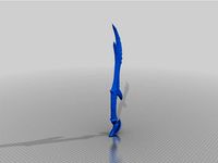 Daedric dagger + pedestal (WIP) by Erik02