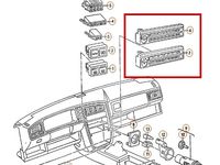 VW Corrado heater control light repair / led conversion( 535919383 ) by hendrik6073