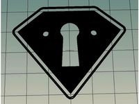 Escutcheon keyhole plate 14 by Nys1