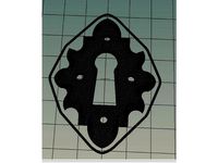Escutcheon keyhole plate 6.2. by Nys1