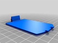 TI-83 replacement battery door by sb43201