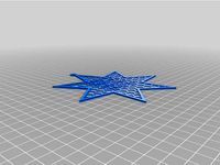 Customizable star with 2/3/4 TEXT FRAMES by Dwiekawki