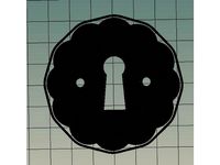 Escutcheon keyhole plate 8 by Nys1