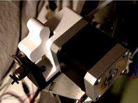 P3steel (T3D) mount for Bernis magnetic bowden extruder with bowden feeder by theinternal