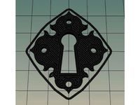 Escutcheon keyhole plate 5 by Nys1