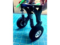 RC airplane suspension landing gear by redrobrc